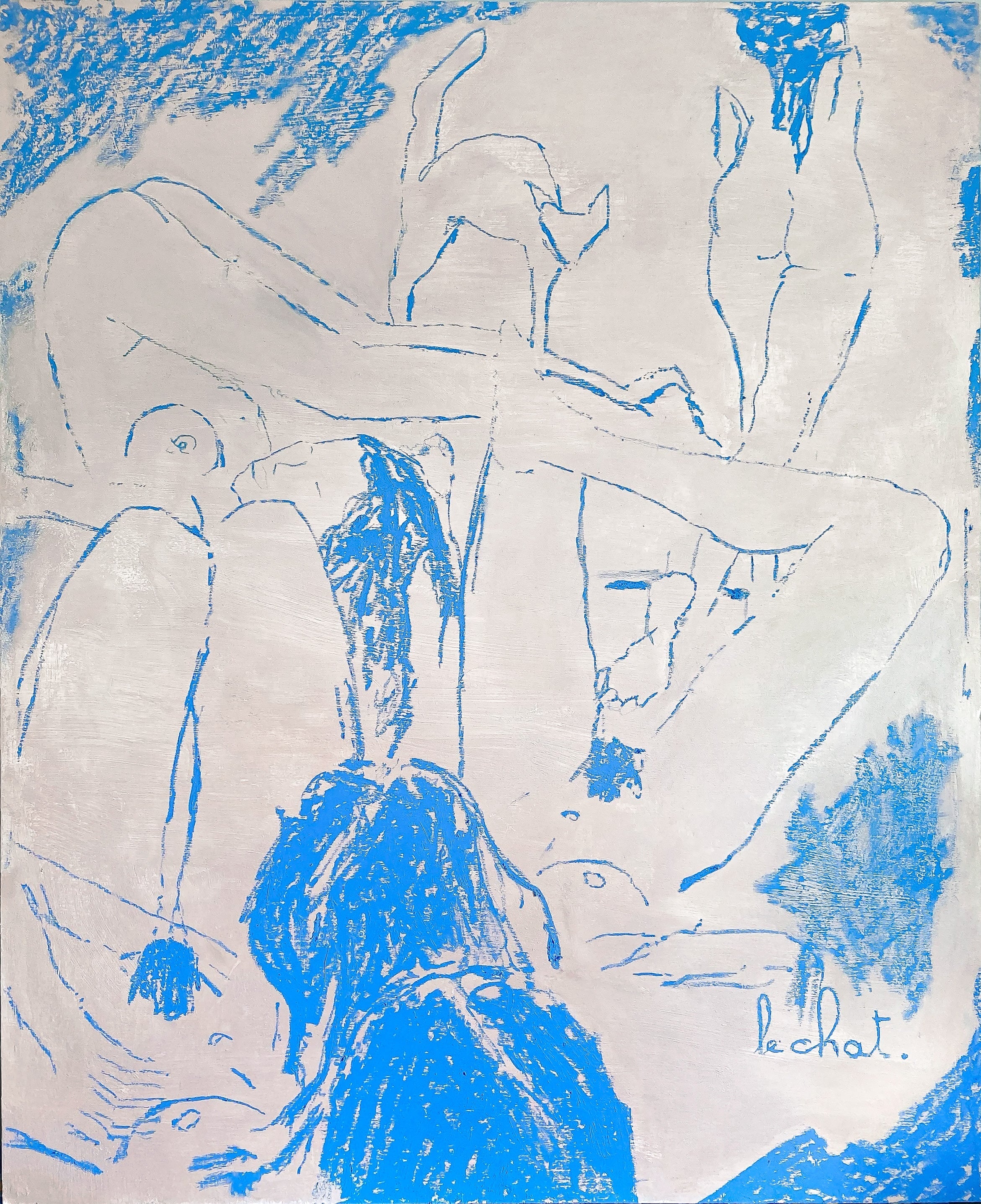 Le chat Giclée Boris Cabrero