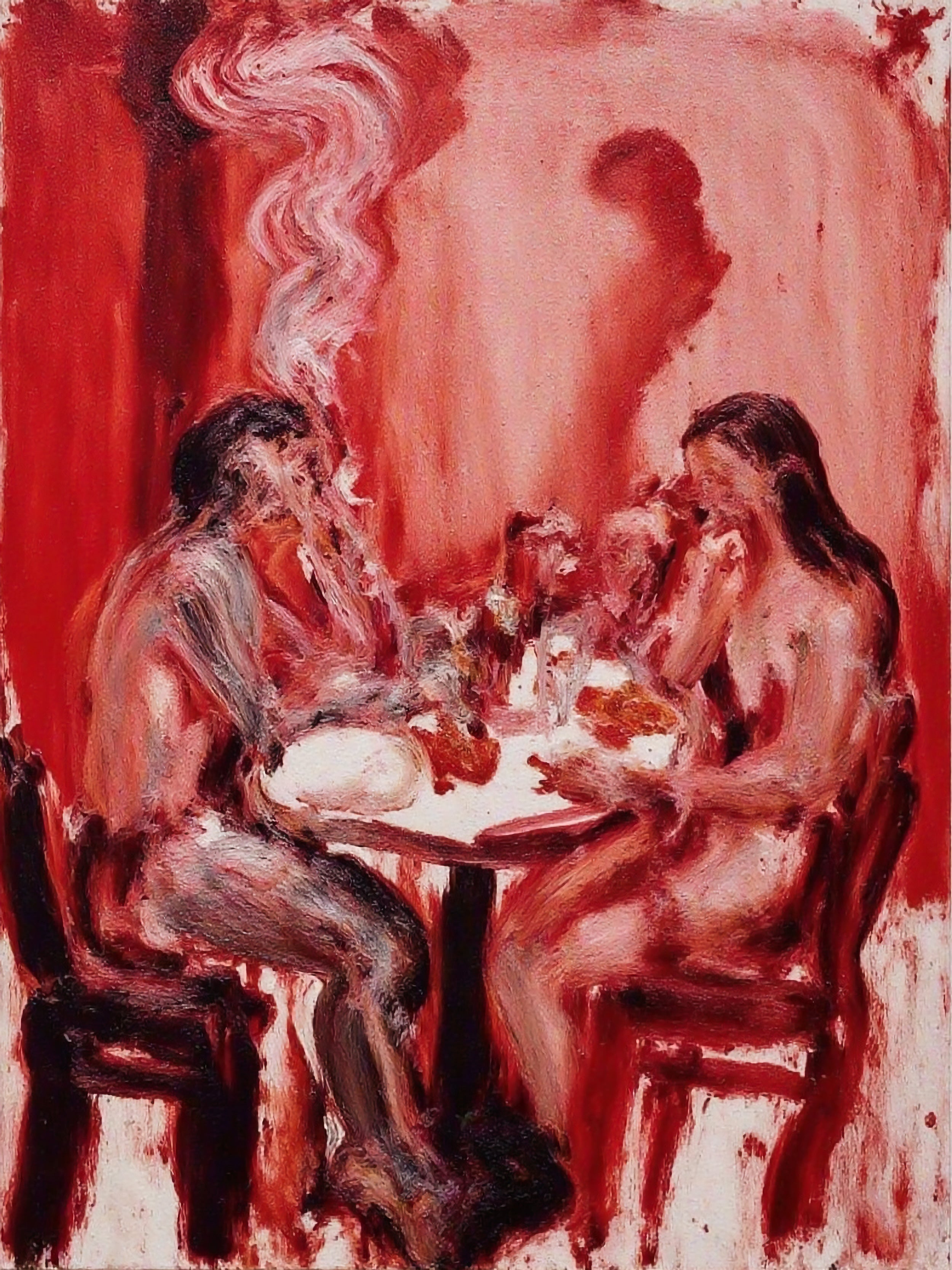 Pasta & Wine Giclée Boris Cabrero